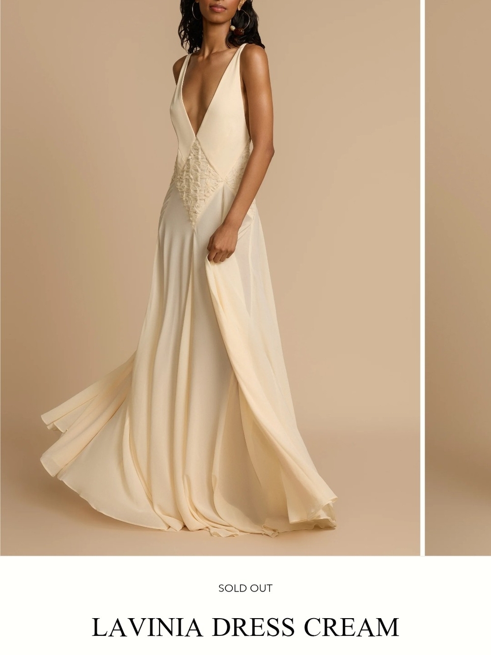 ISO Arcina Ori Lavinia Dress Cream